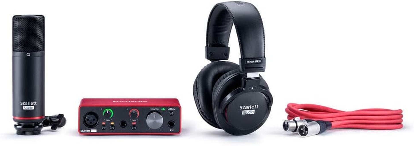 Scarlett Solo Studio 3Rd Gen Recording Bundle
